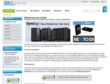 Tablet Screenshot of 21byte.de
